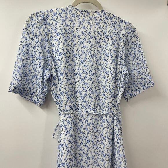 Reistor XS Summer Rains Maxi Wrap Dress Forget Me Not Blue - Picture 10 of 11